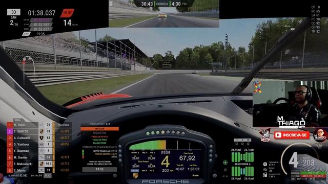 Desafio 1h em Monza - Transmissão ao vivo смотреть онлайн
