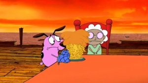 Macaroni and Cheese ~ Courage The Cowardly Dog