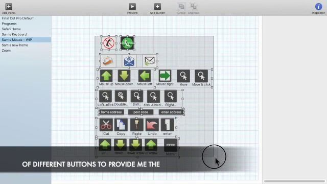 About my Panel Editor in MAC | Using computer with Cerebral Palsy Apple accessible ndis смотреть онлайн