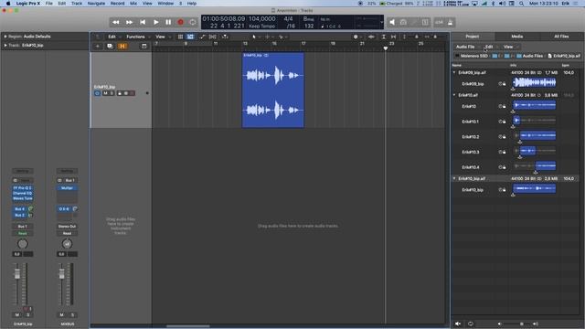 Logic Pro X: how to delete unwanted audio forever смотреть онлайн