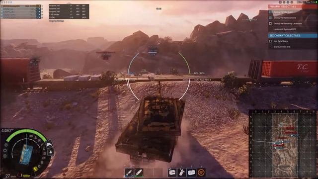 Armored Warfare game play - Tier 10 Challenger 2 ATDU MBT on Cerberus смотреть онлайн