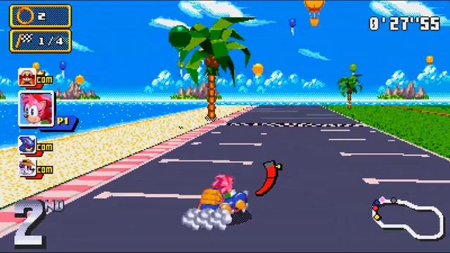 Sonic Drift 16-bit Christmas SAGE 2023 Demo смотреть онлайн