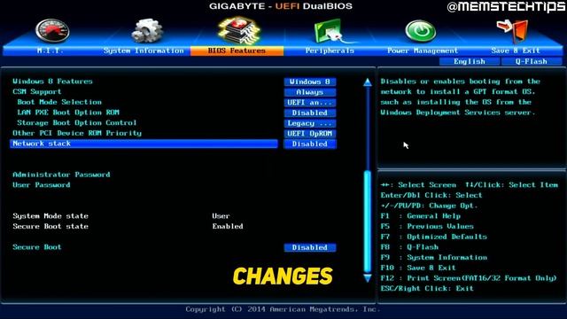 How to Enable or Disable Secure Boot Gigabyte Bios (Tutorial) смотреть онлайн