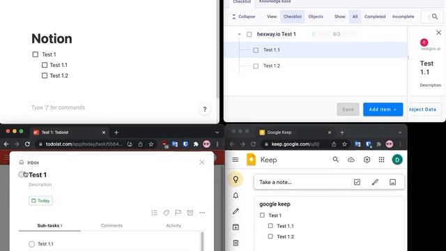 Checklist comparison: Notion, Hexway Hive, Todoist and Google Keep. Which one to choose? смотреть онлайн