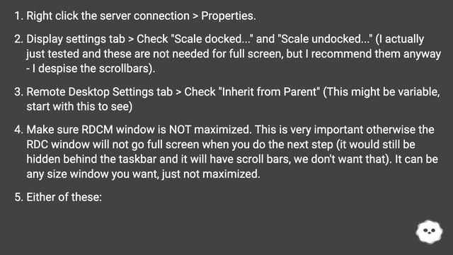 Remote Desktop Connection Manager (RDCman) does not go full screen anymore смотреть онлайн