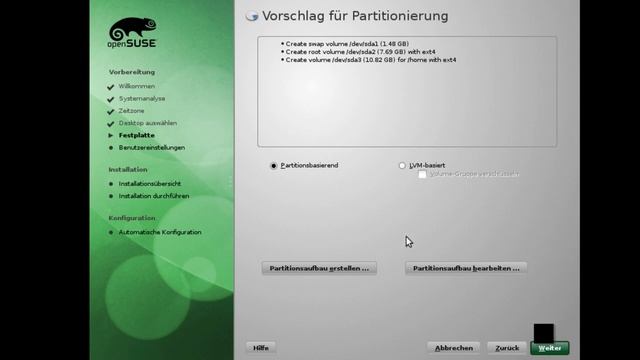 OpenSUSE Startguide #2 - Installation