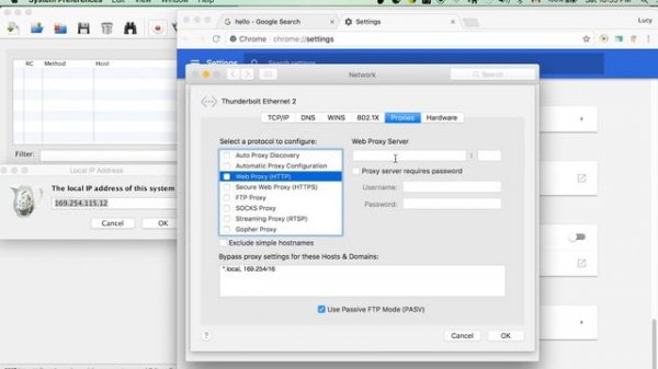 How to set up Chrome or Safari to connect Charles proxy on Mac