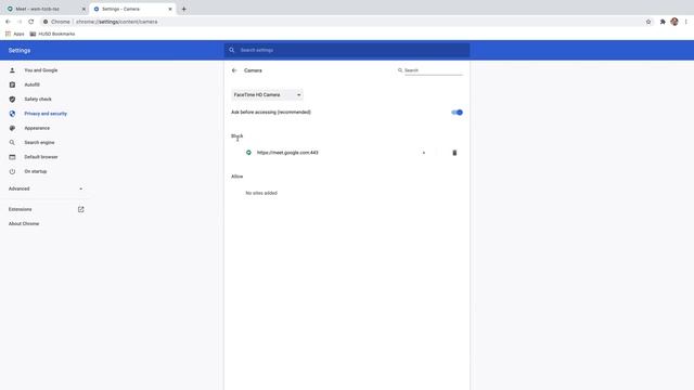 How to Fix Blocked Camera in Google Meet смотреть онлайн