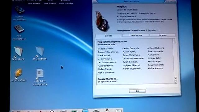 MorphOS 3.0 mac mini PPC G4 смотреть онлайн