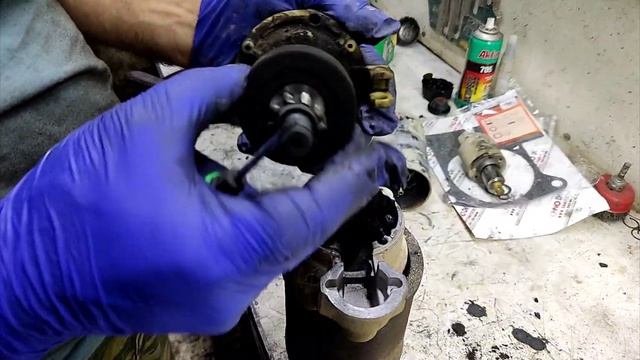 Замена бендикса на стартере от Газели