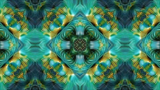 VJ Loop #9 Kaleidoscope Video Background Screensaver 30 Min смотреть онлайн