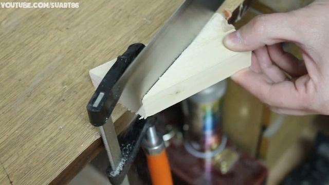 Woodworking without power tools - Wooden door stopper смотреть онлайн