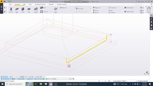 Tekla Structures - (Phần 2) Tạo móng смотреть онлайн