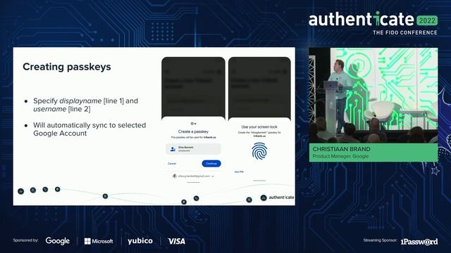 Authenticate 2022: Passkeys on Android смотреть онлайн