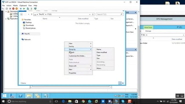DFS NameSpace and DFS Replication - Windows Server 2012R2 смотреть онлайн