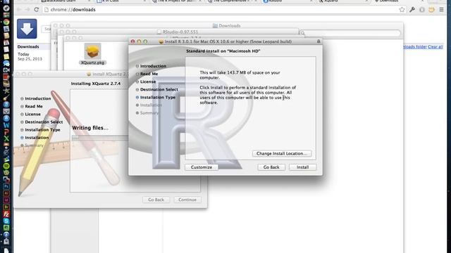 Installing R Commander on Mac OS 10.8 смотреть онлайн