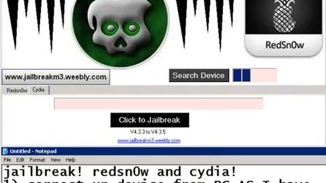 Jailbreak 4.3.5 untethered with download links in description with POWER AMP!! смотреть онлайн
