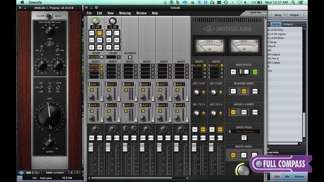 Universal Audio Apollo Twin Thunderbolt Audio Interface Overview | Full Compass смотреть онлайн