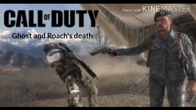 Ghost and Roach's death// call of duty modern warfare 2//epic emotional music смотреть онлайн