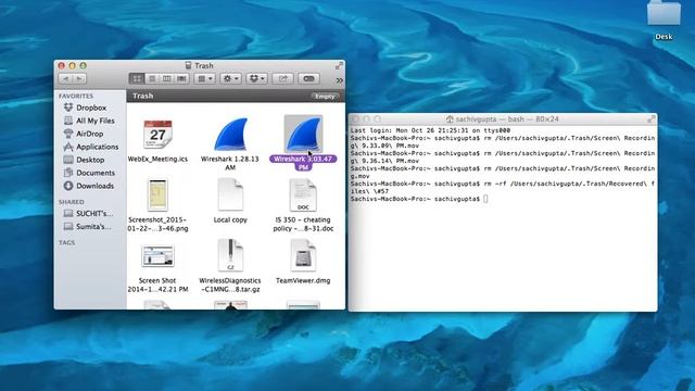 How to remove selected Files, Folder and Application from Mac Trash Instantly Using Terminal. смотреть онлайн