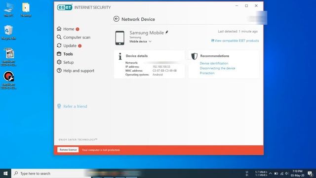Tutorial Monitoring Wifi Network Connection with Eset Internet Security смотреть онлайн