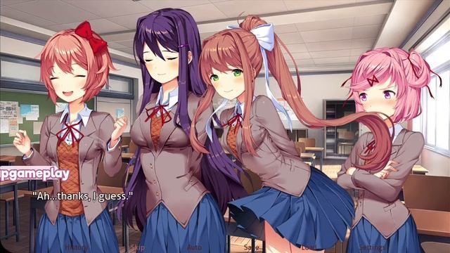 Doki Doki Literature club - gameplay through part 1 - (Android - iOS) смотреть онлайн