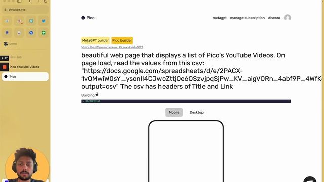 How To Use Google Sheets as a CMS or DB For Your Pico App смотреть онлайн