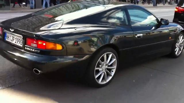 Aston Martin DB7 Vantage on the Road in Hamburg смотреть онлайн