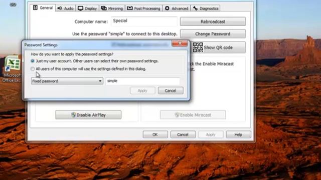 AirServer Password смотреть онлайн