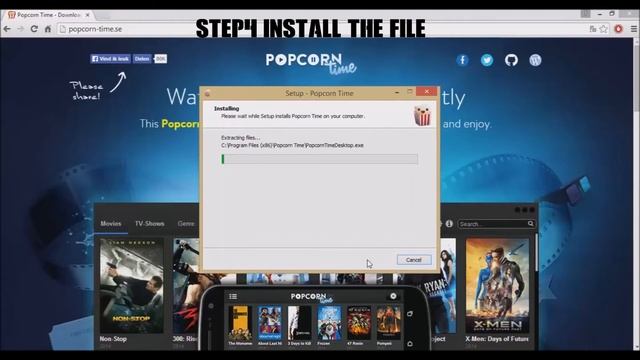 HOW TO: Install Popcorn time (Windows) FREE смотреть онлайн