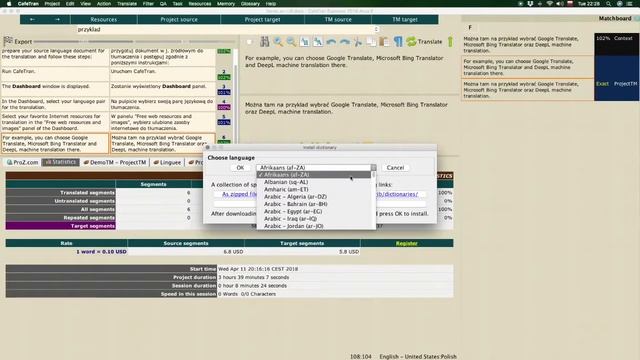 Spell Checking Dictionary for CafeTran on Mac смотреть онлайн