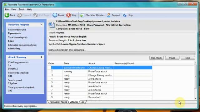Recover-Hack A Encrypted Word Document (.doc) смотреть онлайн