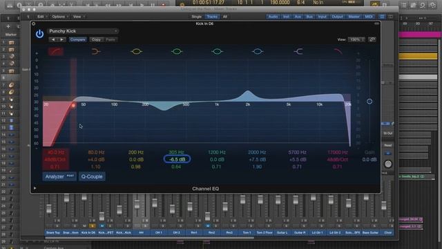 Logic Pro X - #60 - Mixing (part2): Understanding EQ, Channel EQ Plug-in, EQ'ing Drums смотреть онлайн