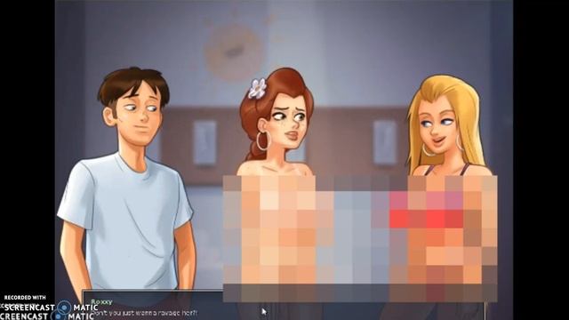 Summertime Saga 0.16 | Foursome, Roxxyv, Becca, Missy |