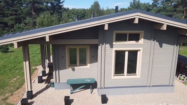 Деревянный дом 108 м2 от компании 101dom.by смотреть онлайн