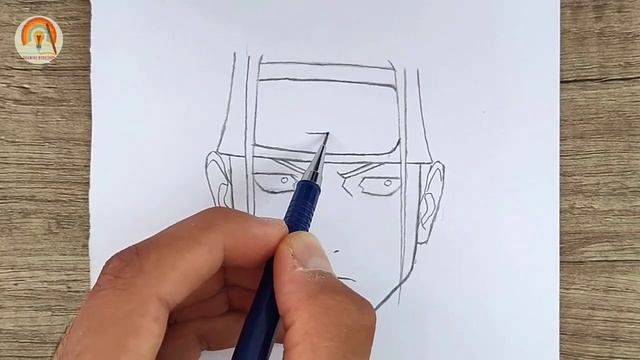 How To Draw Hashirama Senju From Naruto Step By Step | Hashirama Senju Drawing Easy