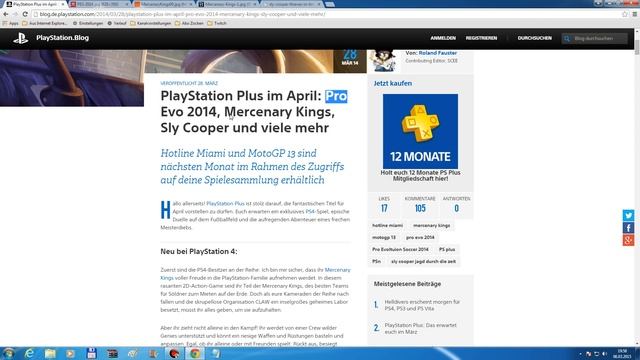 PS PLUS APRIL 2014 - PlayStation Plus Games April 2014 смотреть онлайн