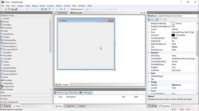 Net framework and Windows Forms in iron python смотреть онлайн