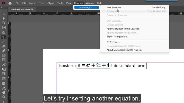 Insert Equation in Adobe InDesign CC смотреть онлайн
