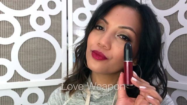 M•A•C Retro Matte Liquid Lipcolours METALLICS