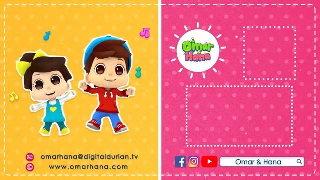 Omar & Hana | 40 Minutes Compilation Of Songs | Islamic Cartoons