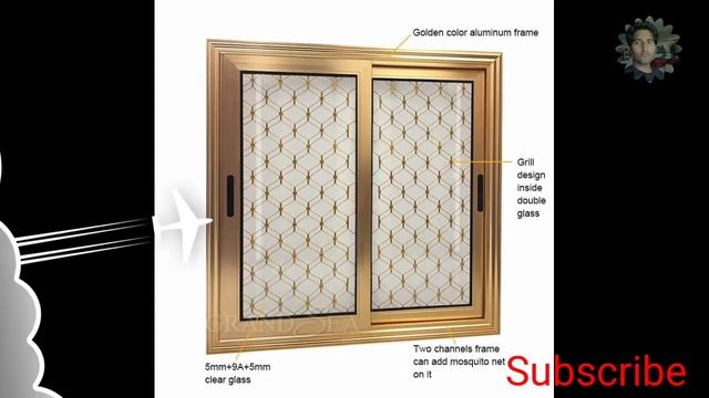 Top Aluminum glass sliding windows design /standard model for residential home windows design смотреть онлайн
