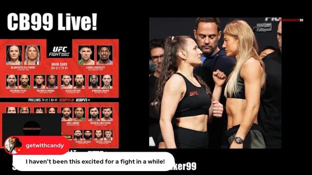 UFC FIGHT NIGHT BLANCHFIELD VS. FIOROT LIVE FIGHT COMMENTARY #ufcfightnight смотреть онлайн