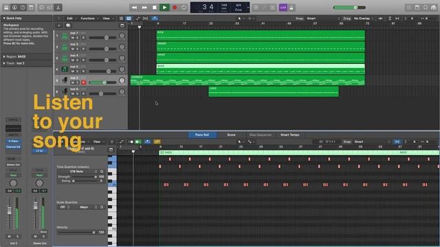 How to use Songen app to make a R&B song in Logic 🎹 смотреть онлайн