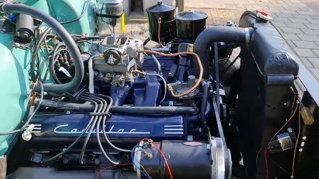 First run outside after rebuild. 1956 365 Cadillac Sedan de Ville смотреть онлайн