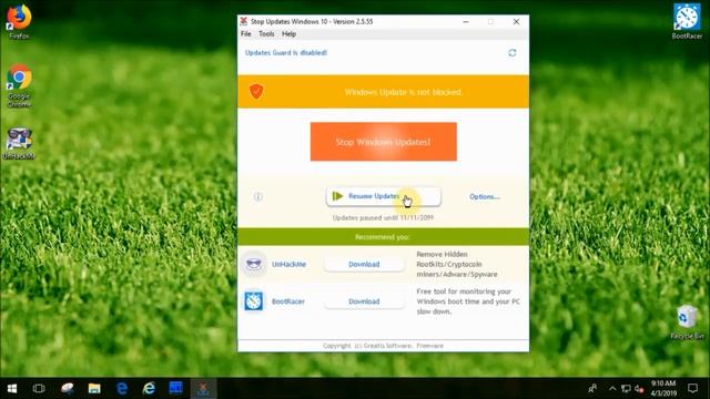 StopUpdates10 version 2.50.55 смотреть онлайн