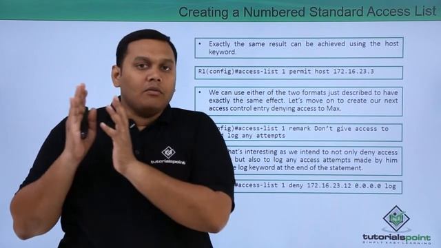 Creating a Numbered Standard Access List смотреть онлайн