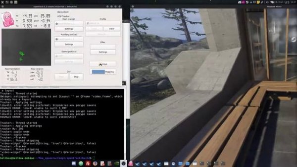 Steam VR + OpenTrack on Linux (OpenHMD)