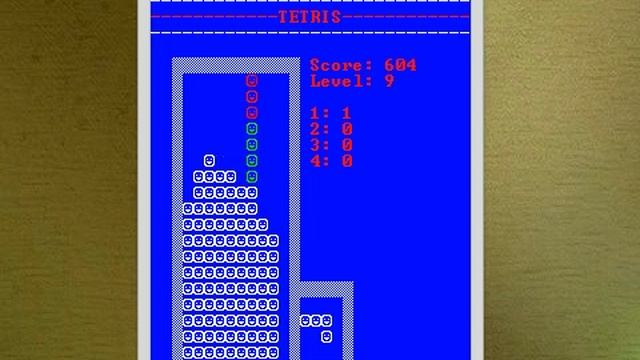 Console Tetris in C# смотреть онлайн