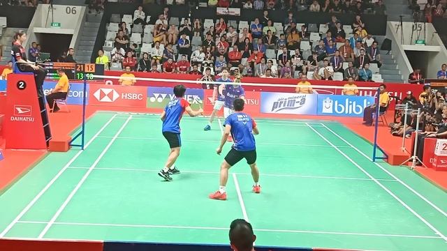 Marcus Gideon/Kevin Sanjaya VS Goh Sze Fei/Nur Izzuddin QF Daihatsu Indonesia Master 2020 смотреть онлайн
